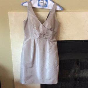 J crew formal dress, size 2, light grey color